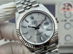 WKD Factory Rolex Datejust 3235 Movement 41mm 126331 Index Markers Silver Sunburst Face Watch